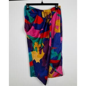 Gabrielle Union New York And Company Faux Wrap Skirt Size S‎ Geometric Print